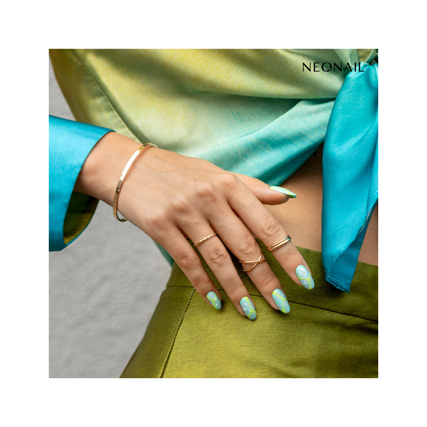 Foil Per Nail Art 28: Pastel Blue